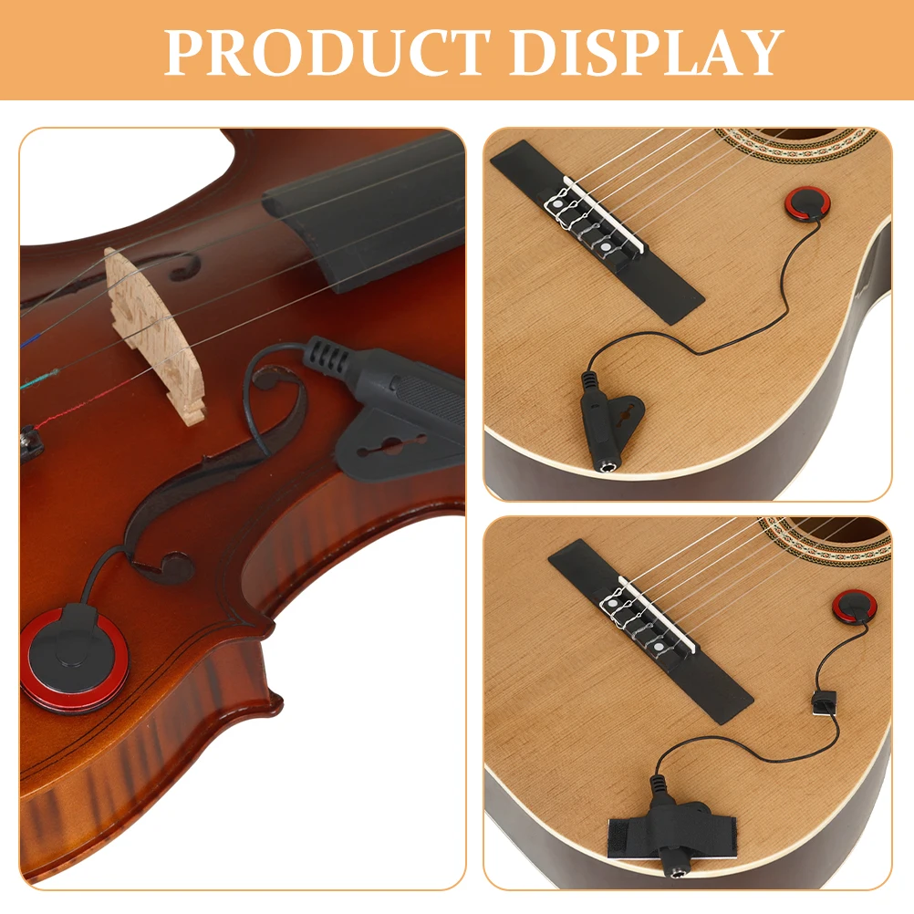 

Pickup Active Pickups Banjo Acoustic Guitar Soundhole Violin Copper Tail Peg Clip on