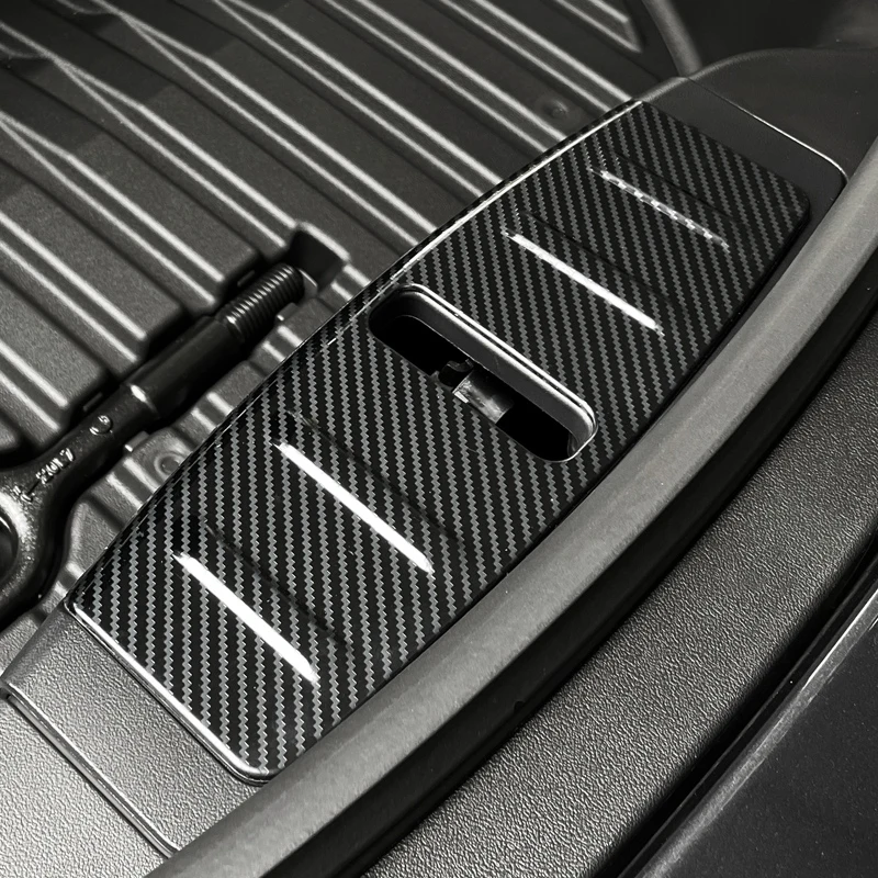 

Car Front Trunk Protection Door Sill Bumper Panel 3d Trims For Tesla Model 3 2017 2018 2019 2020 2021 2022 2023 2024 2025