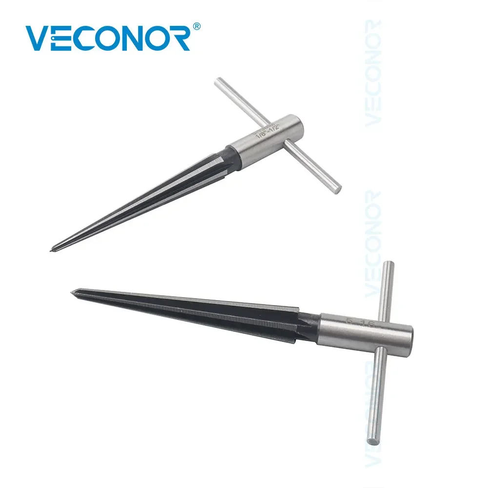 1 szt. Rozwiertak stożkowy drewno metal plastikowe narzędzia do wiercenia ręczny rozwiertak narzędzie 5-16mm i 1/8 "-1/2"