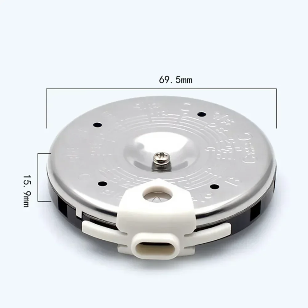 

Alice A003A Pitch Pipe Tuner A Precise 13 Note Chromatic Tuner C-C Scale Note Selector Musical Instrument Guitar Tuner Pitch