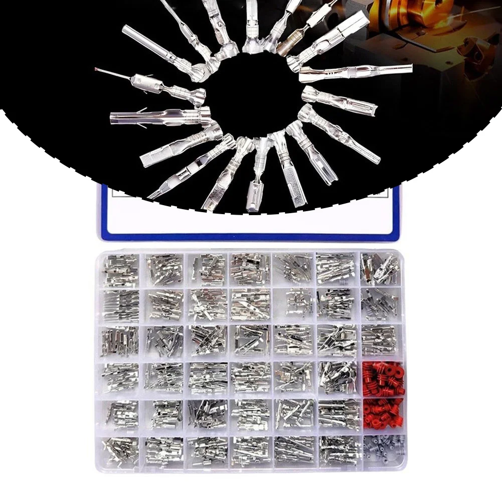 Automotive Wiring Pin Connector Kit 480pcs with 390 Male Female Terminal Types and 90 Sealed Connectors for Reliable Connections