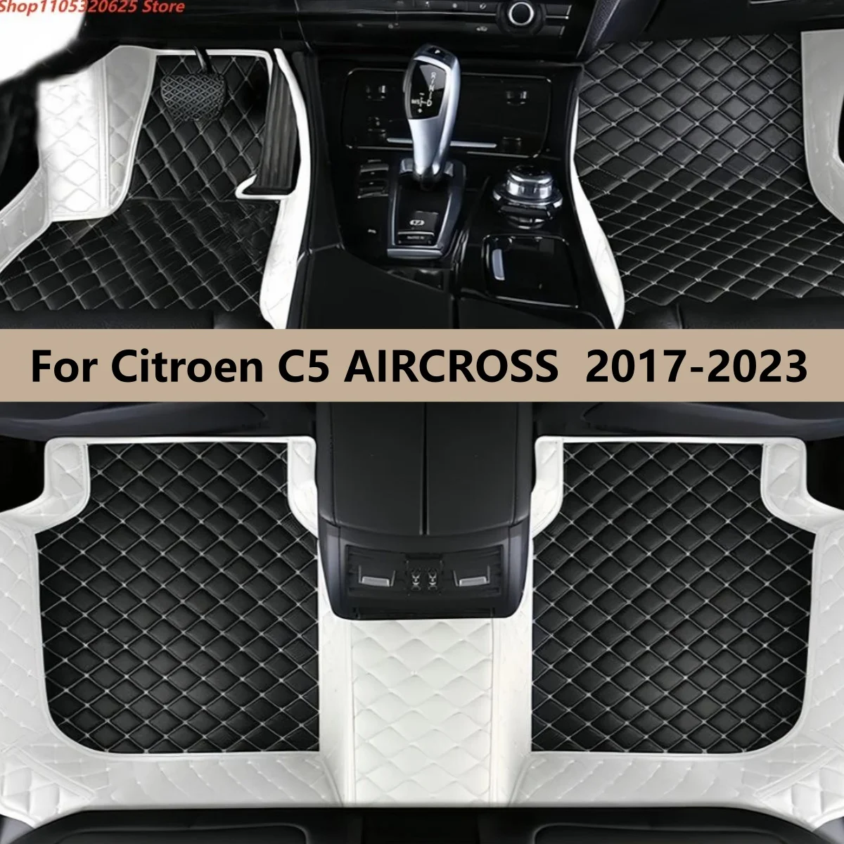 

Автомобильные коврики для Citroen C5 AIRCROSS 2017-2023 2021 2020 2019 2018, аксессуары для интерьера, искусственная кожа