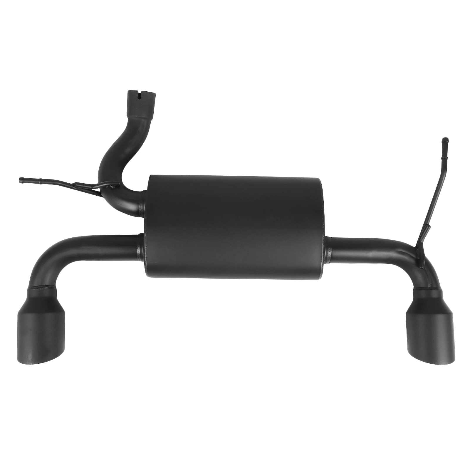 

Axle Back Dual Outlet Exhaust Muffler System Exhaust Rear Muffler Compatible for Wrangler JK 2DR/4DR 2007-2018