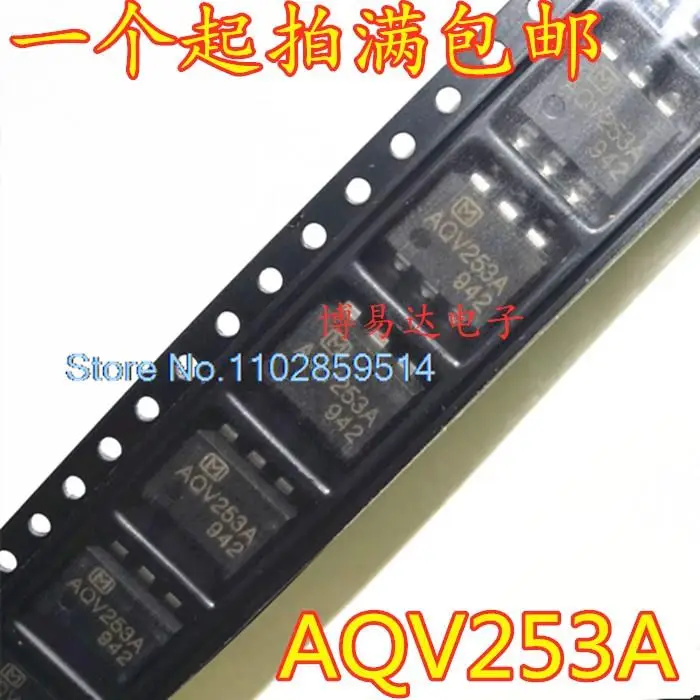 AQV253A AQV253 AQV253AX SOP-6, 로트당 10 개