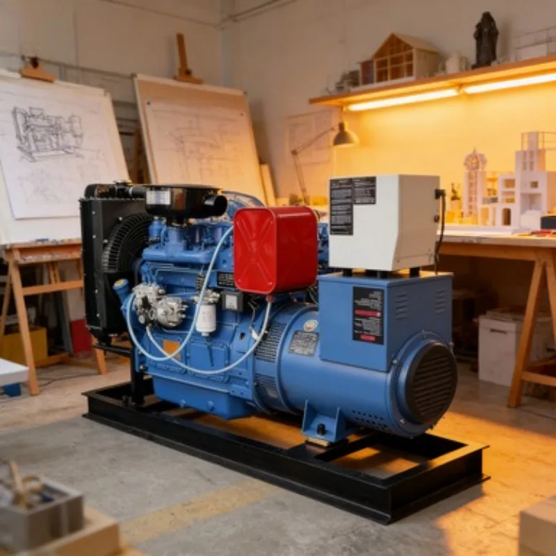 Commercial Diesel Generator Set 200kW 250kVA Silent Genset with ATS for Data Center Building Backup Power Supply Unit  