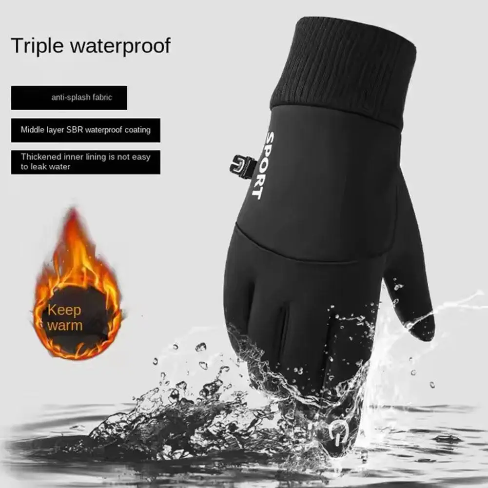 USB beheizte Handschuhe wasserdichte Winter Snowboard handschuhe wasserdichte Outdoor-Camping Skifahren Motorrad Fahrrad handschuh