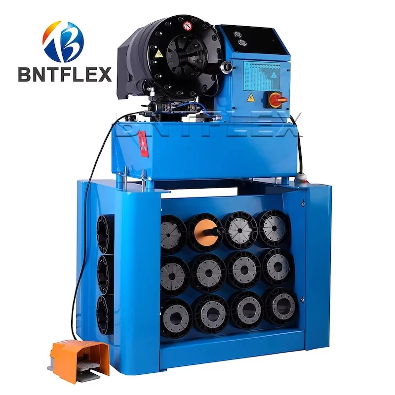 China Factory 2 Inch 4 Inch 6 Inch Hydraulic Hose Pipe Pressing Tool Crimper Hose Crimping Machine