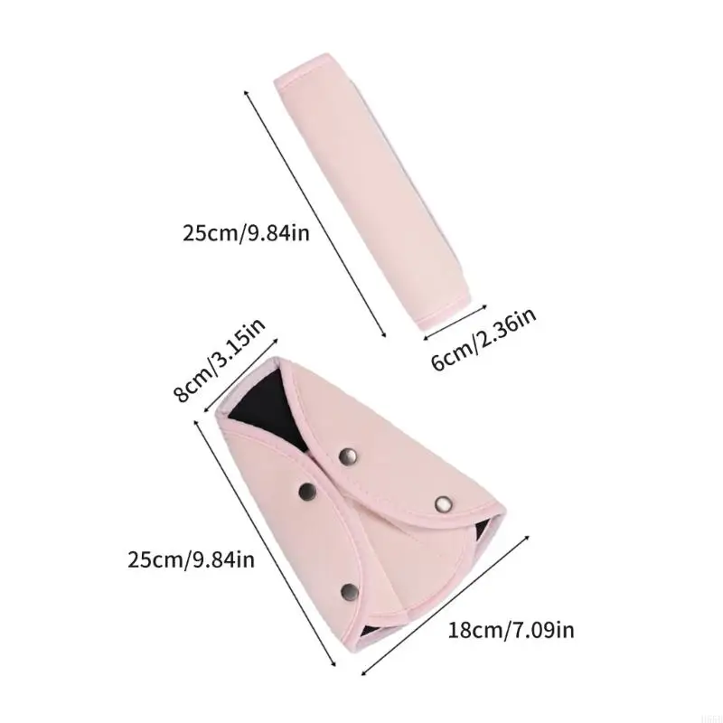 H55B Comfortabele schouderbeschermer voor autostoeltjes, schuurbestendig ontwerp, wasbaar