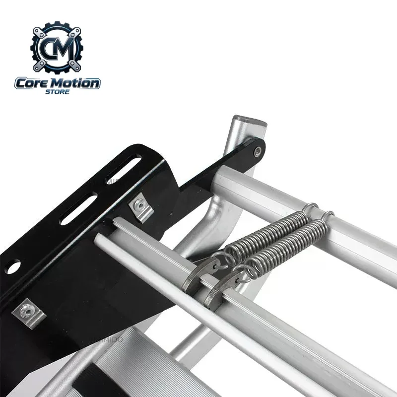 Folding Steps for RVs, Aluminum Alloy Ladders for Trailers, Manual Retractable Single/Double-Tier Steps, Electric Steps