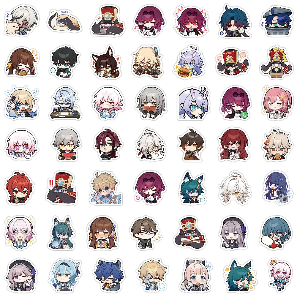 10/30/50/100pcs Anime Cartoon Honkai: Star Rail Cute Stickers Decals Laptop Motorcycle Phone Car Luggage Decoration Sticker Toys