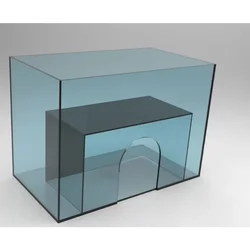 Cat House&Condos Toy Fish Aquarium Tank Creative Funny Aquariums with Interior Space for Cats to Watch Small Animals to Play