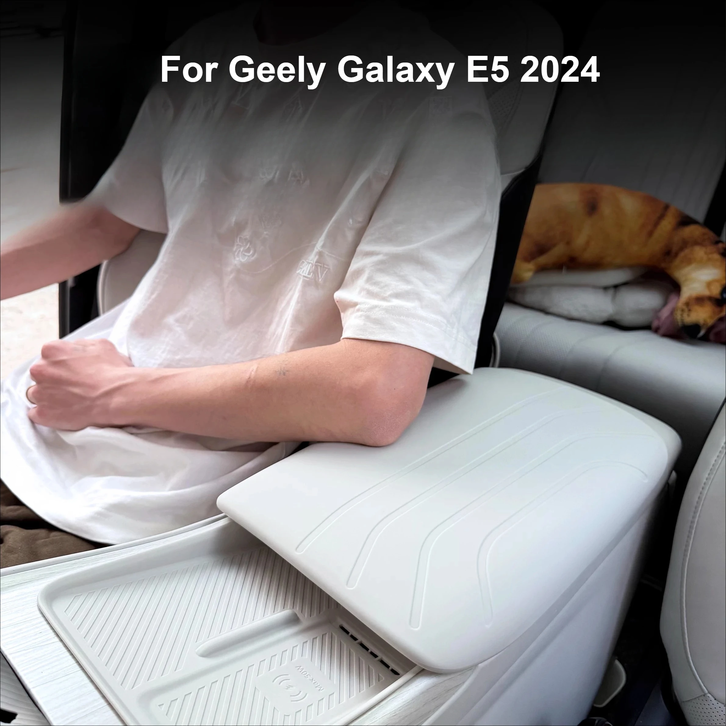 

Center Console Armrest Box Silicone Protective Cover Anti-Scratch Waterproof Armrest Cover Protector For Geely Galaxy E5 2024