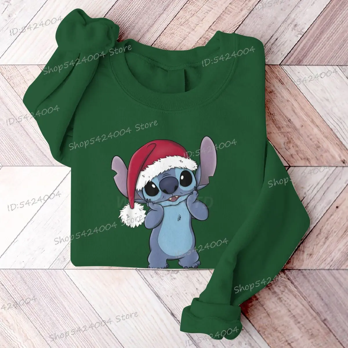 حار بيع عيد الميلاد غرزة البلوز المألوف غرزة الكرتون غرزة البلوز Crewneck السنة الجديدة للجنسين عيد الميلاد الرياضية #4