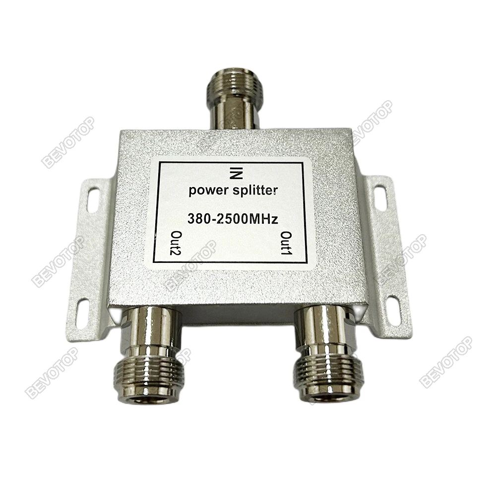 Two power divider N type Female 1 to 2 Connector radio frequency divider 380MHZ-2500MHz 2.4G 5.8G one point two power Splitter