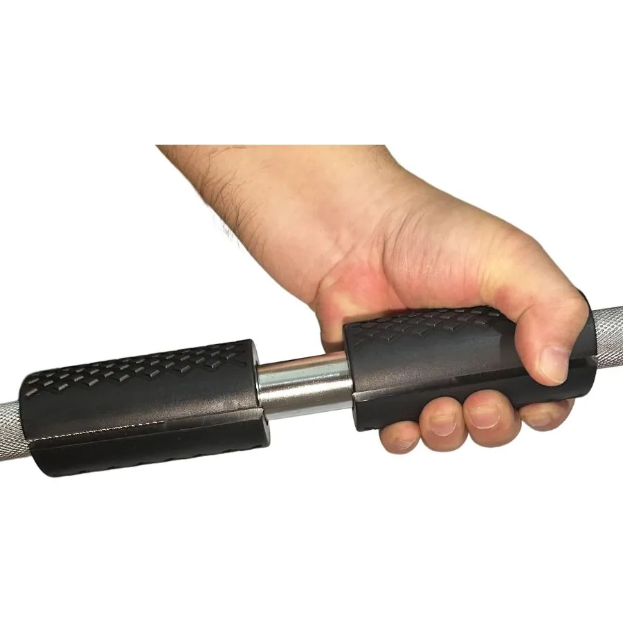 مقابض شريط الوزن تناسب مقابض الدمبل القياسية، محول تدريب شريط سميك لرفع الأثقال ومرفقات الكابلات للياقة البدنية #4