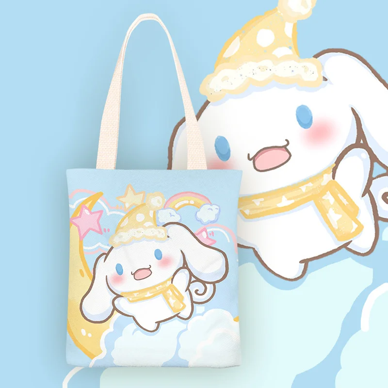 Sanurgente-Sac à main léger pour enfants, Cartable pour étudiants, Cartable pour enfants, Cartoon à une initiative, Nouveau, Cinnamoroll, Babycinnamoroll, Mignon