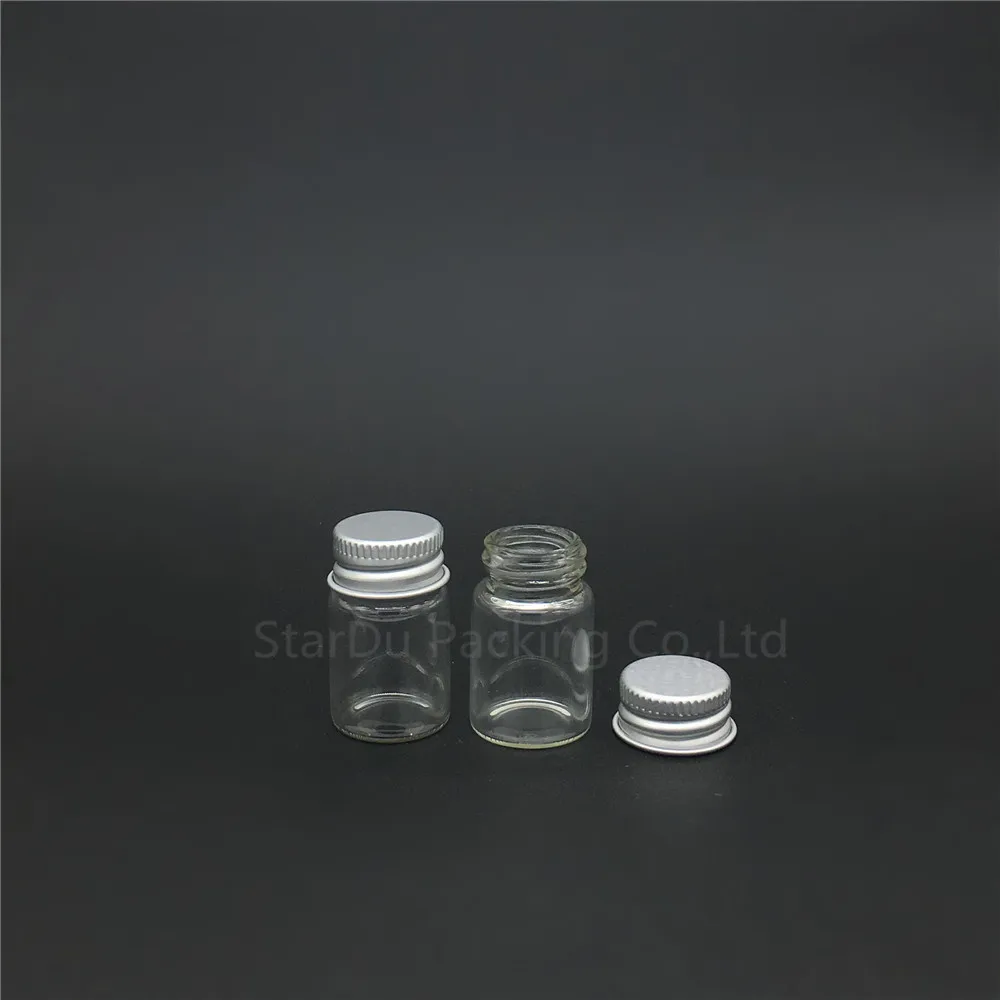 Free Shipping 1000pcs/lot Diameter 22*35mm 6ml Glass Bottle Screw Cap For Vinegar alcohol, carft/storage Candy Bottles