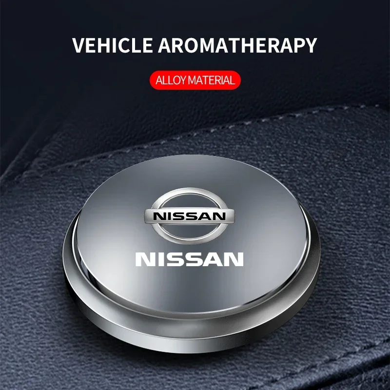 Car Scent Air Freshener Fragrance Perfume Aluminum Alloy UFO Design For Nissan X-trail Qashqai Note Juke leaf Sentra Patrol