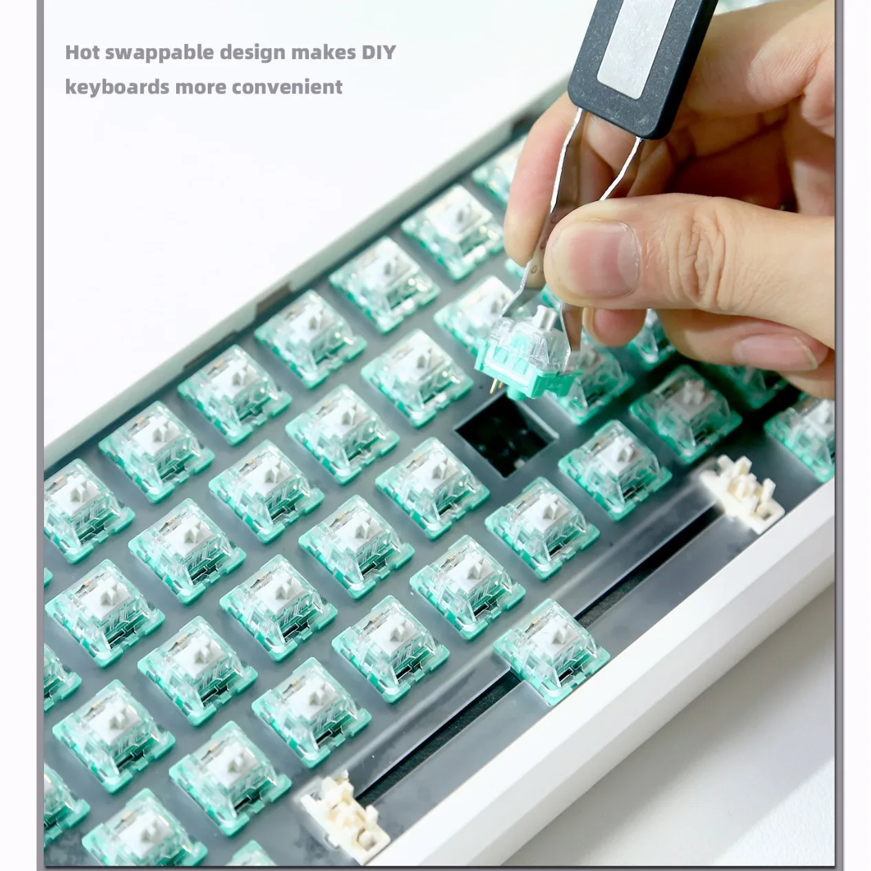 GMK61 Wireless Mechanical Keyboard Kit - Tri-Mode, Hot-Swappable, RGB