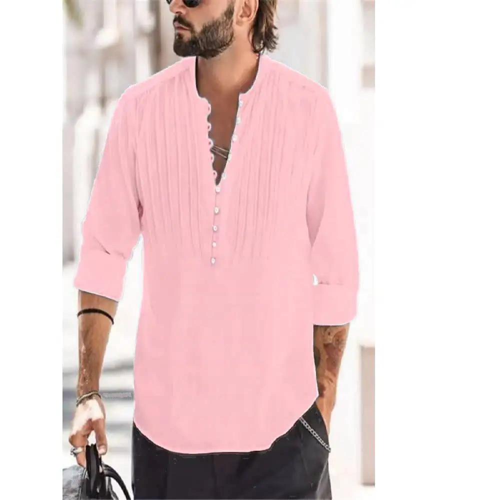 

Мужская повседневная длинная све irt Color Pure Slim Fit из полиэфирного волокна, круглая, универсальная, сезонная, модная, городская, дышащая