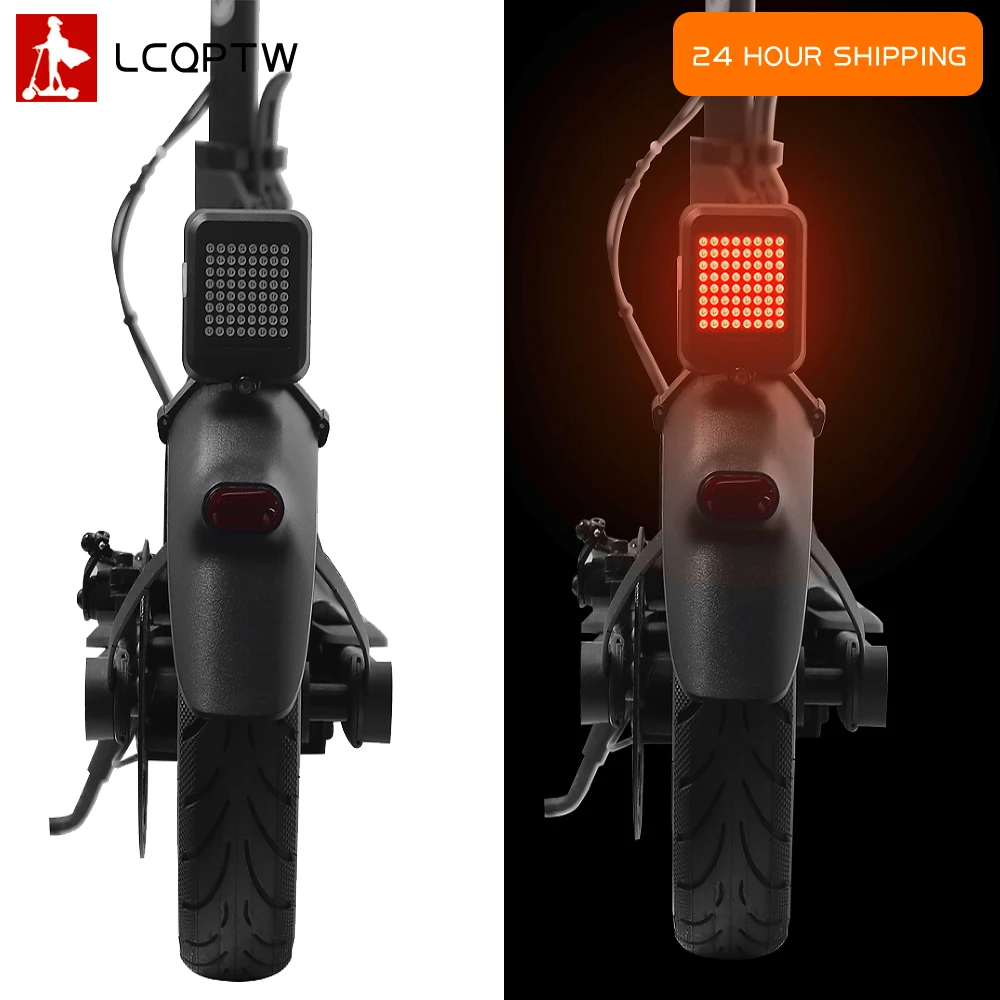 Rear Fender Turn Signal Light for Niu KQi1 KQi2 KQi3 USB Rechargeable Lamp Electric Scooter Left/Right Taillight Mudguard Lights