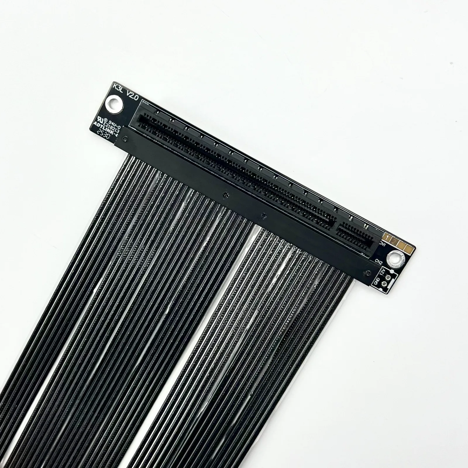 PCIE 5,0 x 16 Grafikkarte GPU Riser Kabel 90 Grad High Speed GEN5 512G Adapter für ITX Mini PC Chassis NVIDIA RT AMD RX90X50