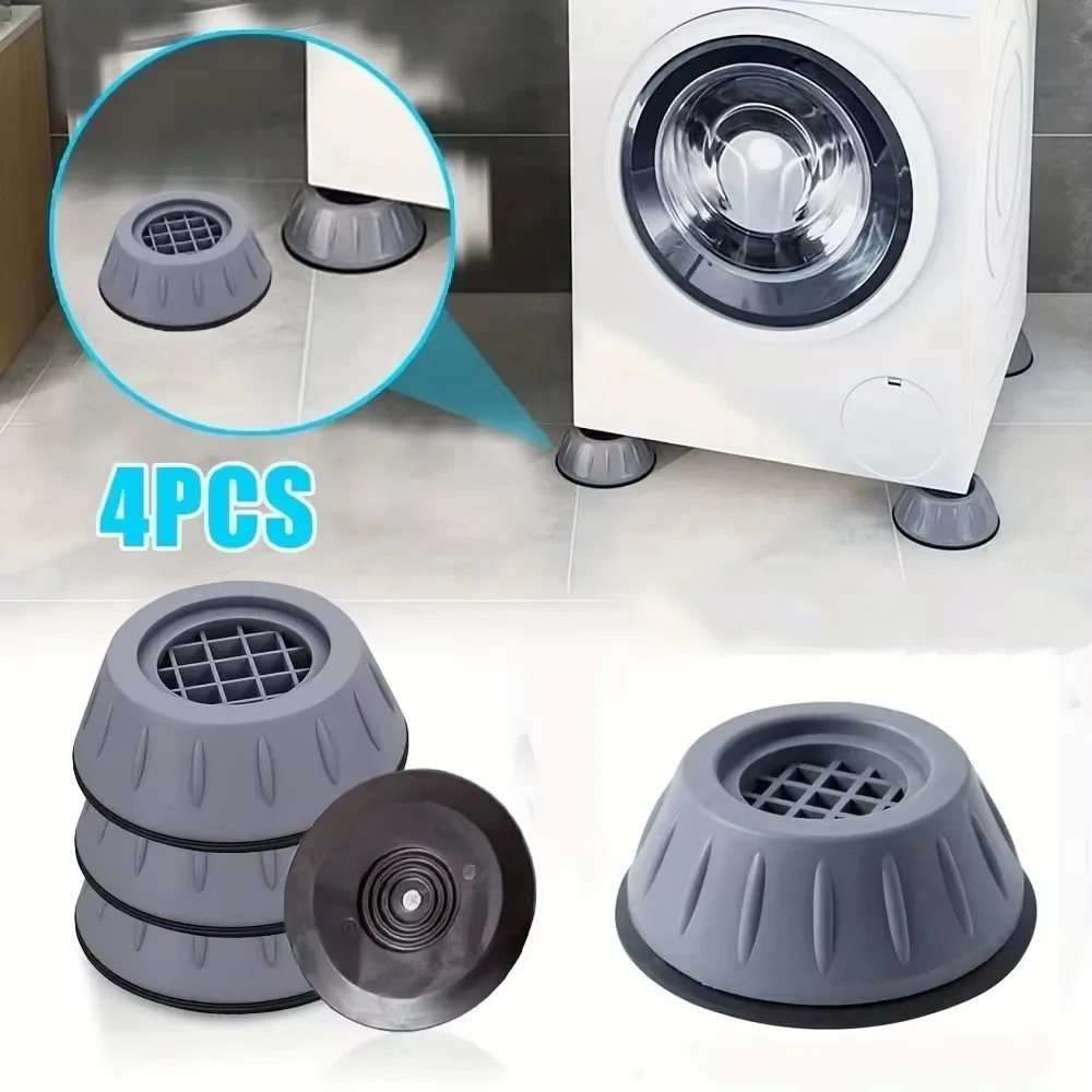 4-28PCS Shockproof Foot Pad, Rubber Pad, Anti Slip Silencer Bracket, Universal Washing Machine, Refrigerator, Furniture Foot Pad