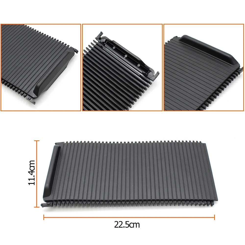 For Volvo V40 Car Center Console Armrest Sliding Shutters Cup Holder Roller Blind Cover Replacement 2013-2019 31307646 8632775