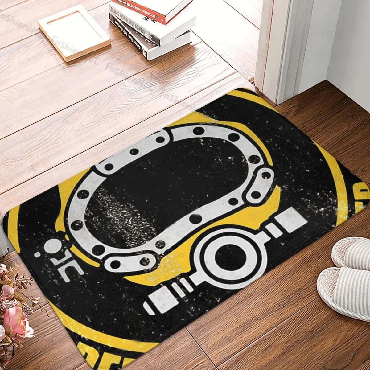 Bath Mat Scuba Diver Adventure Sport Interest US Commercial Doormat Flannel Carpet Entrance Door Rug Home Decoration