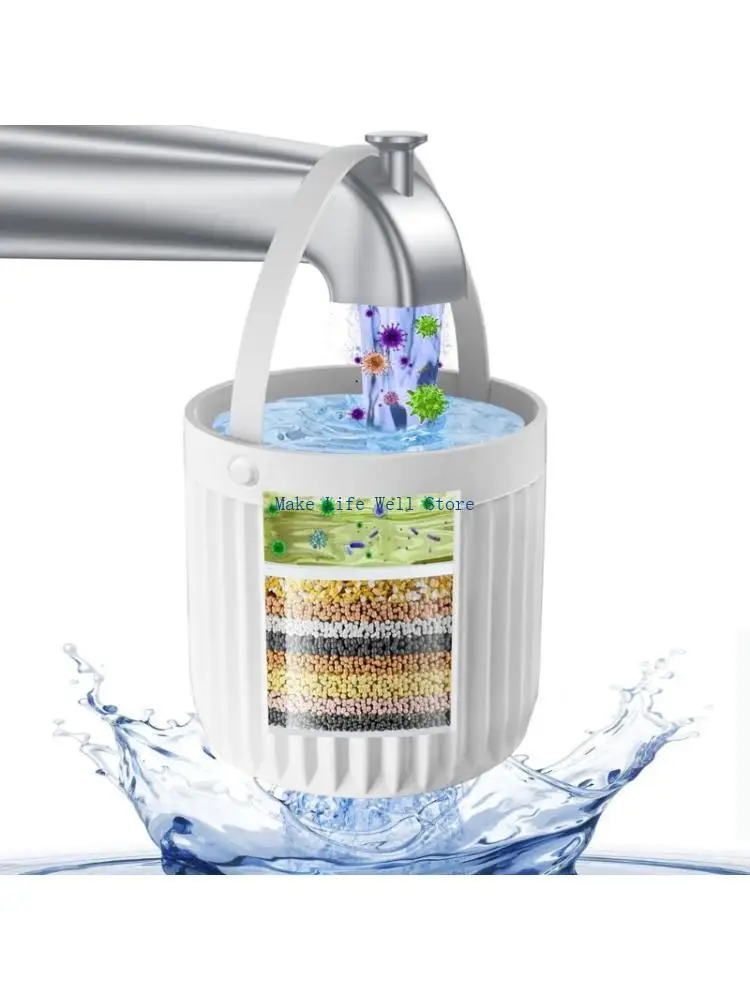  No Tool Required Universal Shower Water Filter ABS Purifiers for Sensitive Skin