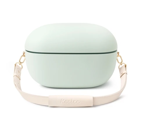 2025 Nueva mini caja más fresca rosa de doble zona: refrigerador y congelador portátiles para el cuidado de la piel para mujeres, camping y viajes al aire libre