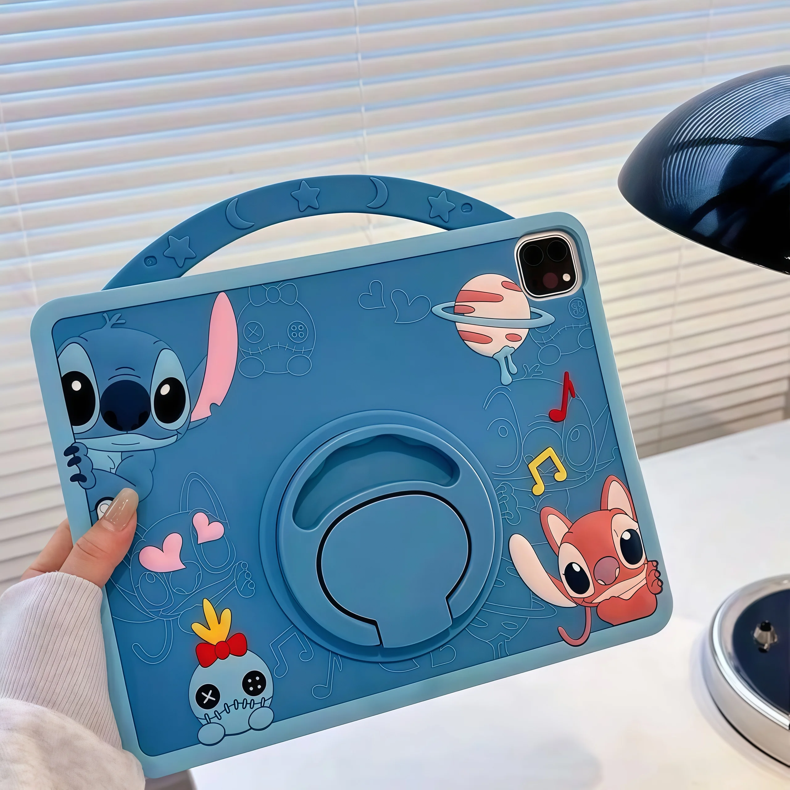 

For Honor X9Pro V9 11.5" Child Case for Honor 9 10 12.1" Cartoon Stitch Silicone Tablet Protective Case For Honor 6 7 X6 10.1"