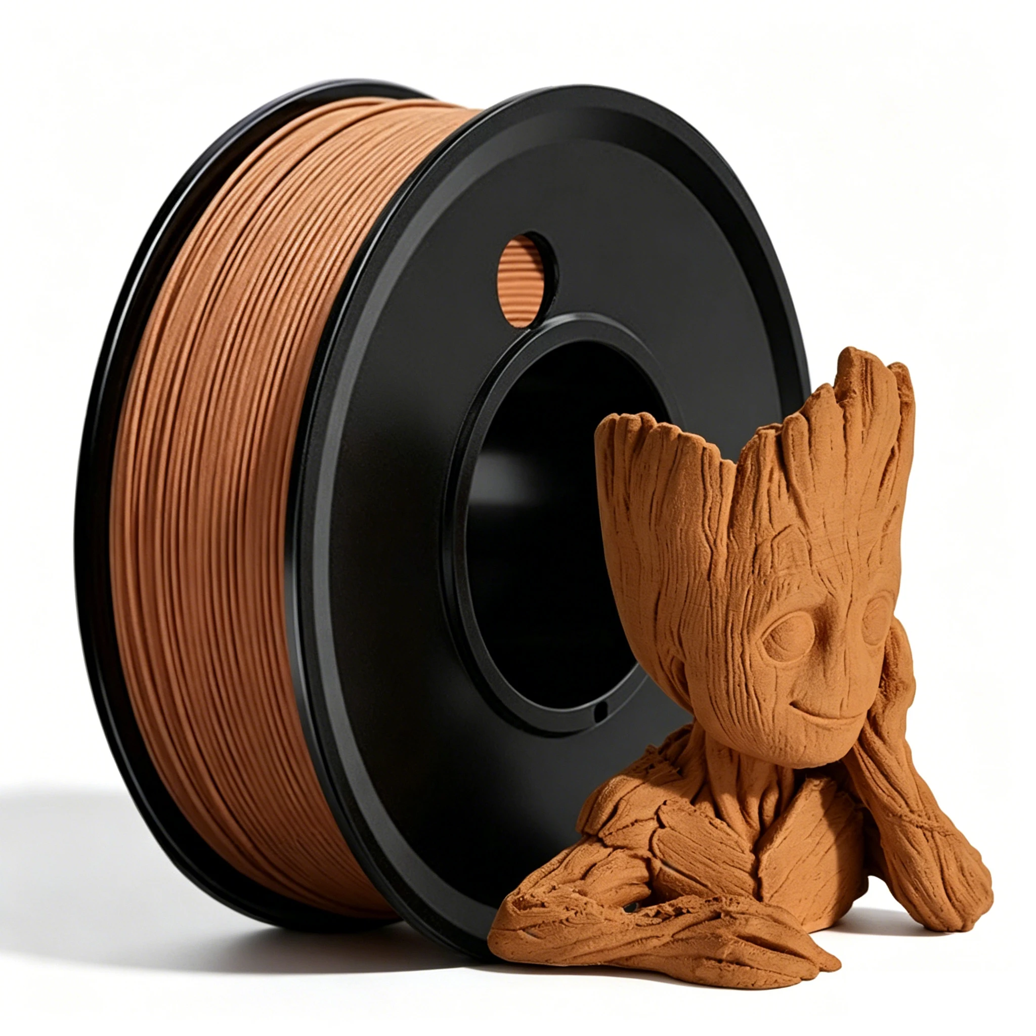 wood pla Filament 250g 500g 1Kg 3D Printer Filament Teak Wood,Ebony wood,Red wood,Sandal Wood1.75mm for 3D Printing Material PLA