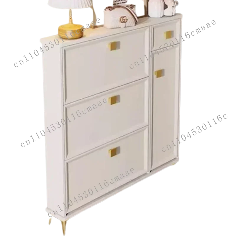 New Entrance Shoe Cabinet, Green Storage, Minimalist Entrance Design