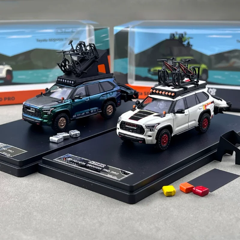 

GCD Diecast 1:64 Scale Sequoia TRD Pro Alloy Simulation Vehicle Model Adult Kids Collection Decoration Gift Display