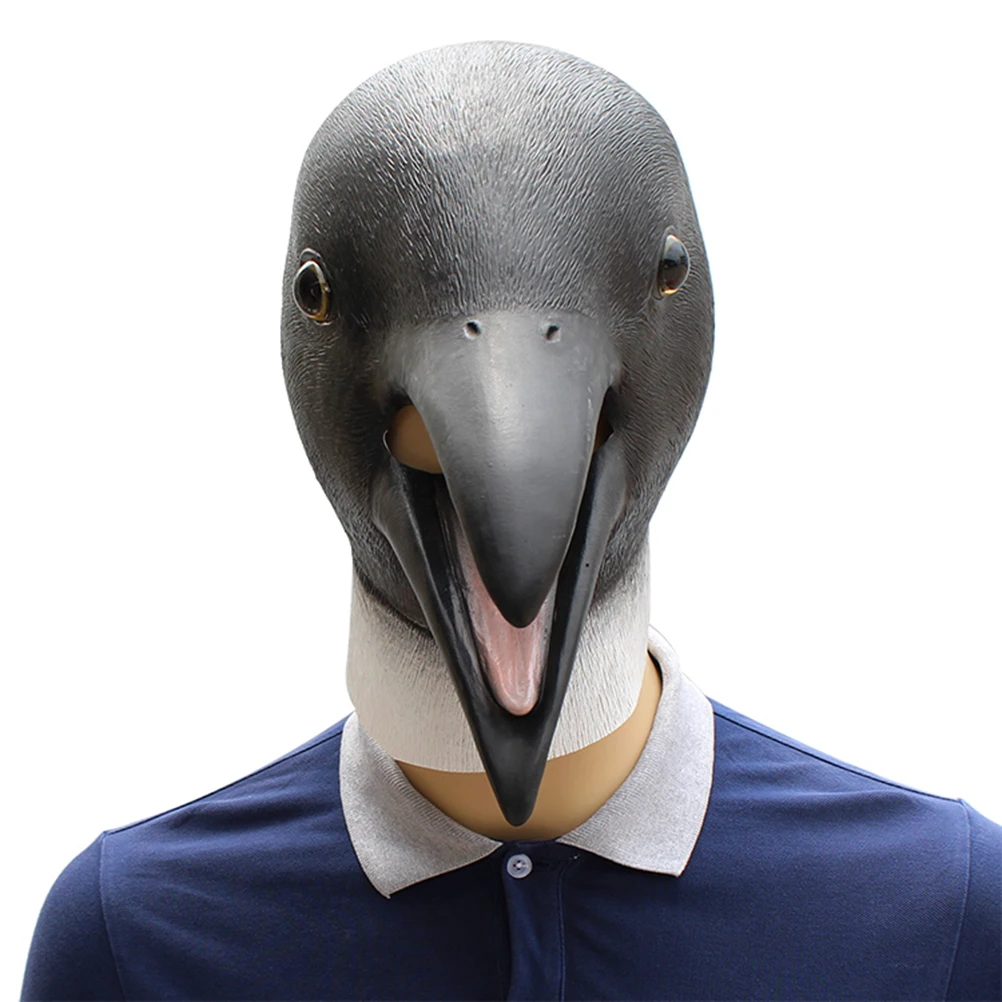 

Penguin Mask Halloween Decorations Animal Headgear Design for Halloween Masquerade Festivals Cosplay Dance Emulsion Material