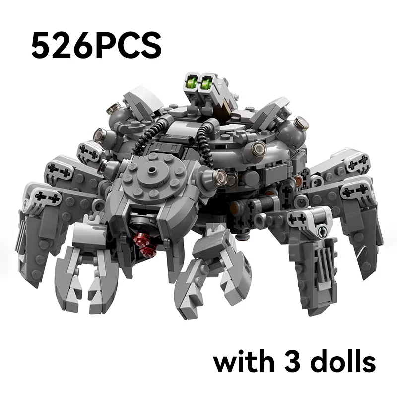 

526PCS Creative Spider Tank Building Blocks Model Include 3 Figures Space Movie Bricks Sets Adults Toy Gift For Kid Adult Boy
