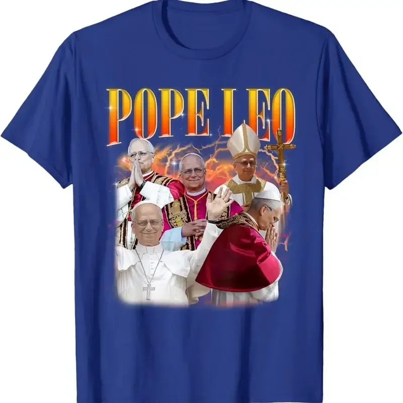 Da Pope From America Chicago Pope Leo XIV Funny Vintage TShirt