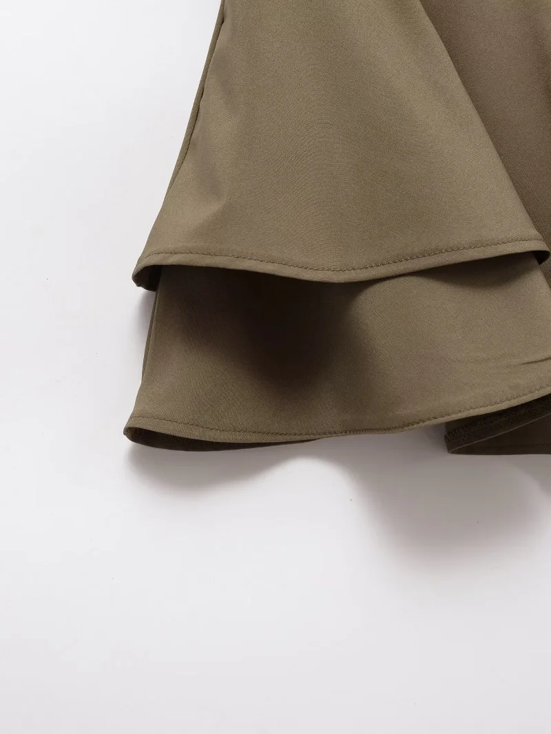 ETJ 2025 Damen Sommer Neu Sexy Mode Hot Girl Style Flauschige Stufenverzierung Mittelhoch Sitzender Kurzer Rock-Hosenrock – Detail 17