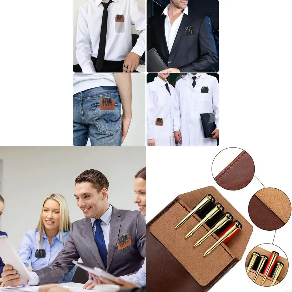 حامل القلم الجلدي M5TB لحالة الغلاف القلم قلم القلم لنافورة PEN PEN