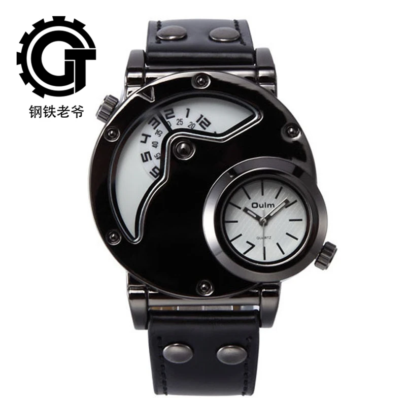 Iron master watch male personality creative hip hop rap hiphop watch two-dimensional cool fashion watch tide