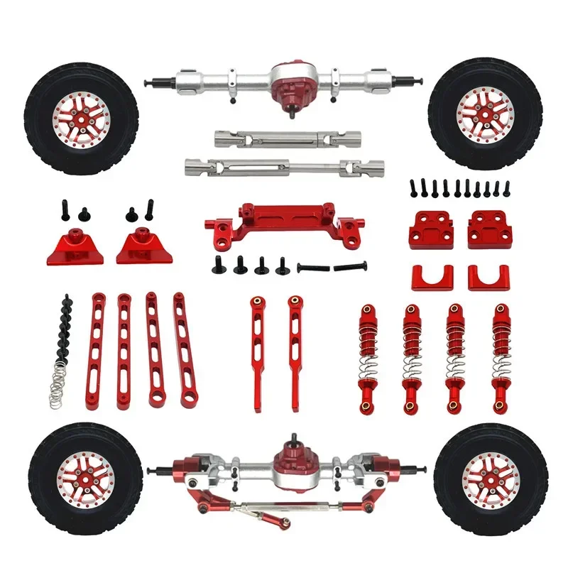 Maebashi Clamped Tire Wheel Suspension Bracket Components Axle Fixed  Pull Rod Drive Shaft for MN82T LC79 MN82S MN82Pro MN82