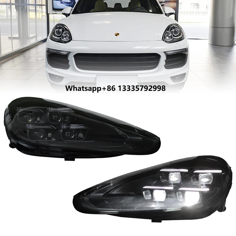 

Latest Model Porsche Cayenne 2015- 2018 Head Light 92a Headlamp Upgrade 2024 Matrix Cayenne LED Headlight Assembly for Porsche