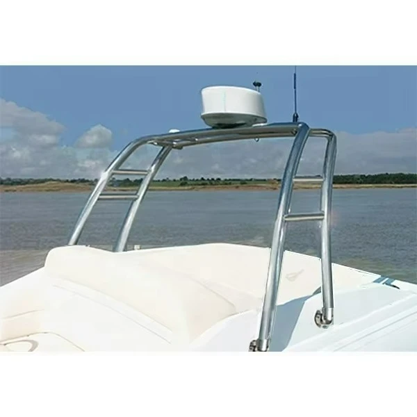 Universal Radar Arch for Pontoon Boat Anodized Black White Color Available Water Sports Wakeboard Towers
