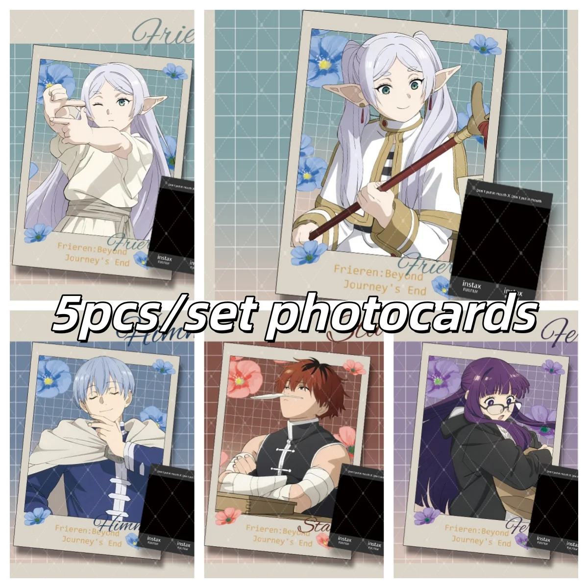 5pcs/2pcs Anime Frieren Himmel Fern Stark Small Card Photocards DIY Postcard Bookmark for Fans Collection Gift