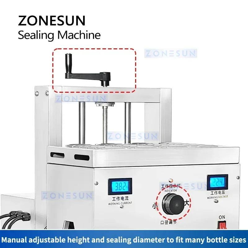 

Автоматическая индукционная машина для запайки алюминиевой фольги ZONESUN ZS-FK2200R