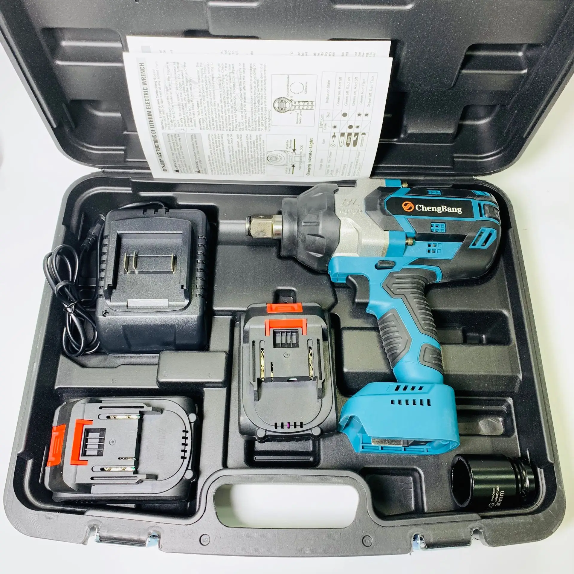 Brushless overloading lithium electric impact wrench 2000 N.M MTL06 3/4 large shaft torque electric wrench Makita Battery