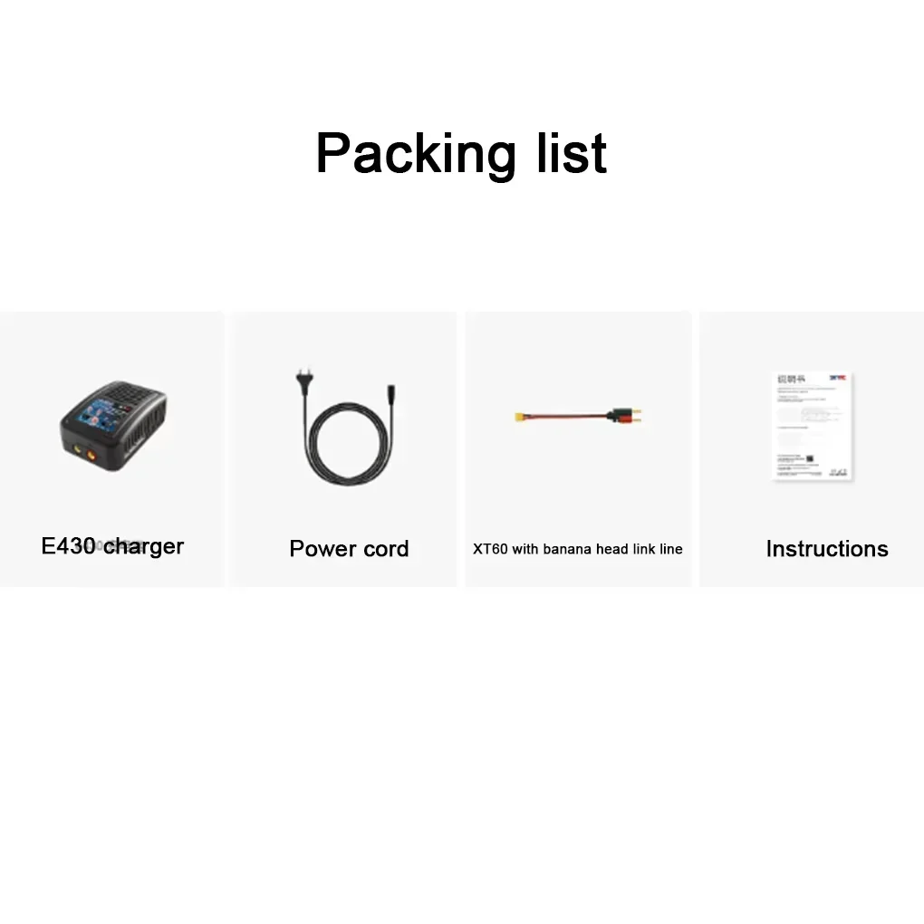 SKYRC E430 Зарядное устройство переменного тока 30 Вт 3A AC100-240V 2S 3S 4S для радиоуправляемого автомобиля Drone FT010 FT011 Лодка Lipo Balance Battery