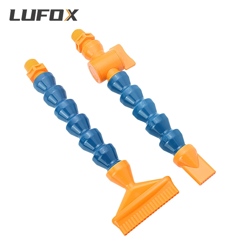 

Охлаждающая трубка 3/8 дюйма, пластиковые гибкие трубки для водяной масляной охлаждающей жидкости, шланги с прямоугольным пористой плоской насадкой, поворотный клапанный переключатель для ЧПУ