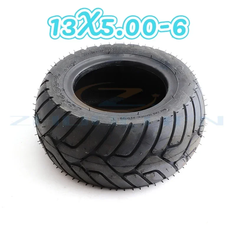 

13x5.00-6 13-Inch Tubeless Tire Suitable for Electric Scooters Four-Wheel Off-Road Vehicle Lawn Mowers Go-Kart Off-Road Vehicles